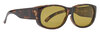 Kontrast &Uuml;berbrille Retro amber
