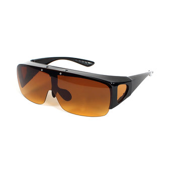  Fitover Overzetzonnebril Sonnen&uuml;berbrille with Visor front