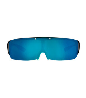  Fitover Overzetzonnebril Sonnen&uuml;berbrille with Visor Blue mirror