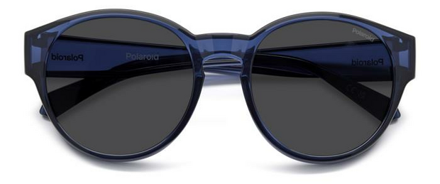 Sonnen Überbrillen Polaroid suncover 9017 blue overzetbril