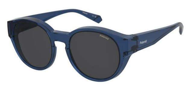 Sonnen Überbrillen Polaroid suncover 9017 blue overzetzonnebril