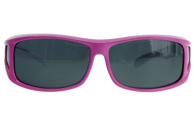 Fitover sunglasses Overzet zonnebril Sonnen Überbrillen Junior pink (S)