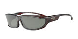 Fitover 360 Overzetzonnebril Sonnenbrille 360 Brown