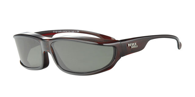 Fitover 360 Overzetzonnebril Sonnenbrille 360 Brown